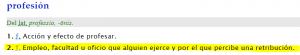 profesion_definicion RAE