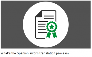 Spanish sworn translation process