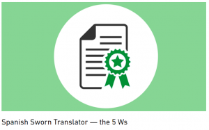 Spanish sworn translator